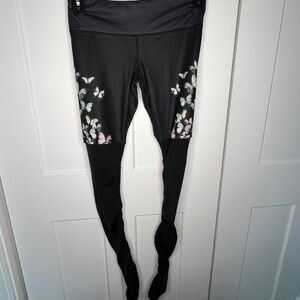 Alo Yoga Gypset Goddess Butterflies Leggings Women's Size Small